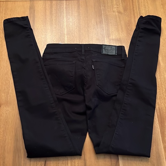 Levi’s Premium 711 black skinny jeans - Picture 3 of 3